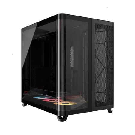 Gabinete Corsair AIR 5400 RS ARGB Mid-Tower TG Black