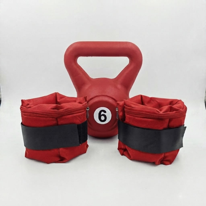 Pesa Rusa 6 Kg + Par de Tobilleras 2 Kg - Vista 2