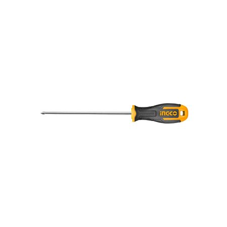 Destornillador phillips PH3 x200mm punta magnética S2 industrial Ingco HS68PH3200
