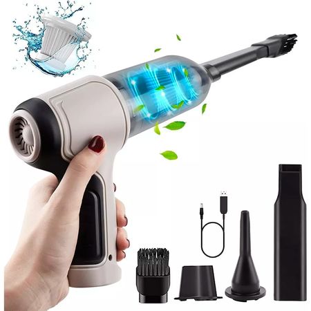 Aspiradora De Mano Inalámbrica Gadnic 80W Multiuso 4 En 1