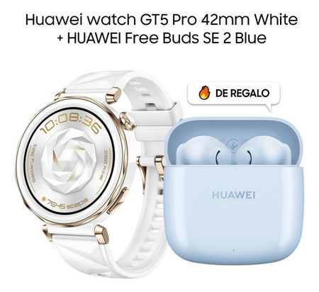 Combo Huawei Watch Gt5 Pro 42mm + Huawei Free Buds Se 2 De Regalo