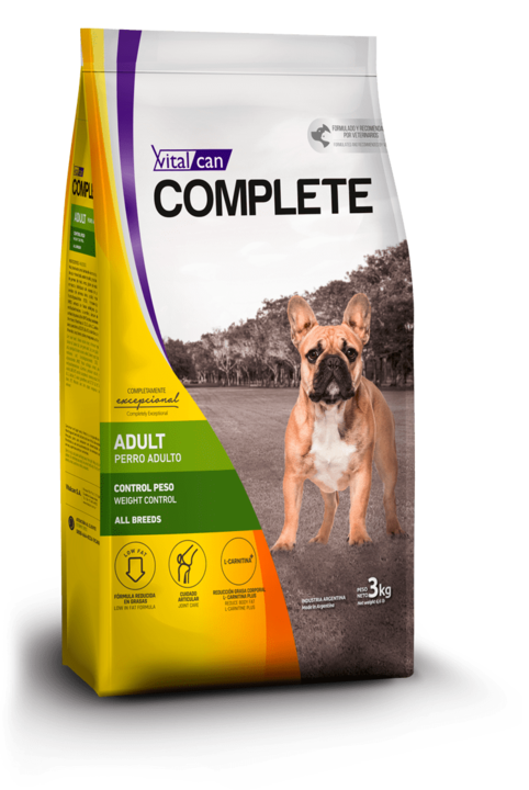 PERRO COMPLETE CONTROL DE PESO x 20kg - Vista 1