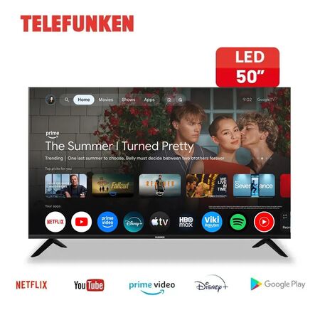 LED SMART 50" TELEFUNKEN 4K GOOGLE TV TK5026UG6G