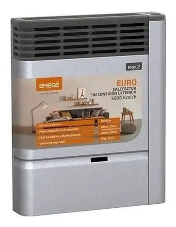 Calefactor Emege 5000 Sin Salida 3150 Multigas Linea Euro