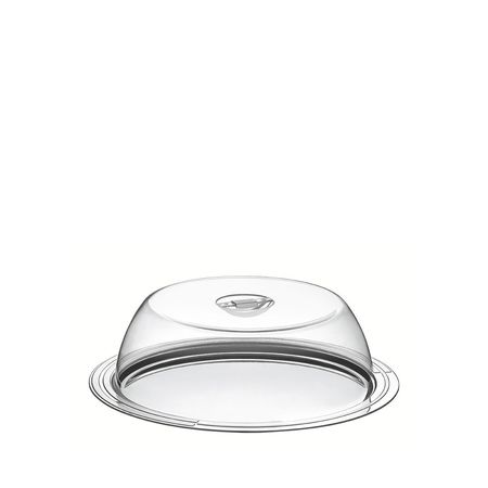 Campana Con Plato Torta Acero Inoxidable 33,3 Cm Tramontina Plateado