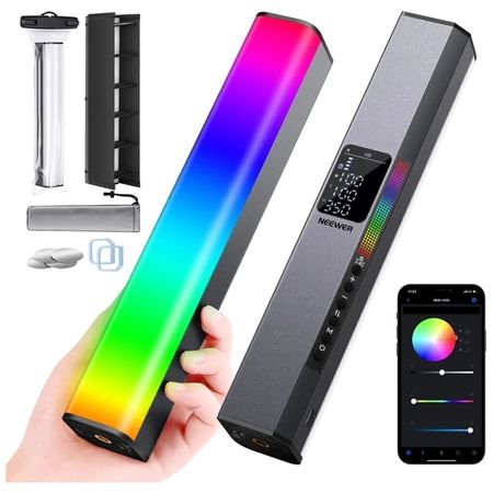 Neewer RGB1. Bastón de luz RGB magnético. Color creativo portátil