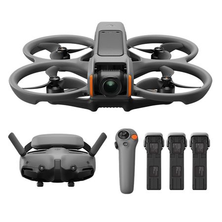 Drone DJI Avata 2 Fly More Combo 3 Baterías de Vuelo Inteligentes