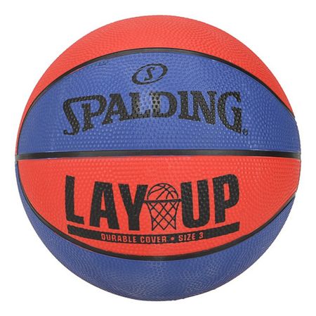 Pelota De Básquet Spalding N° 3 Lay Up Junior Red Blue