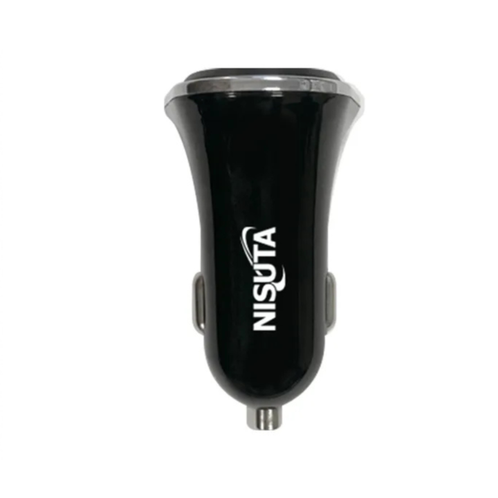 CARGADOR NISUTA AUTO USB Y USB-C 12 V (C: NEGRO NSAD12US2QC) - Vista 2
