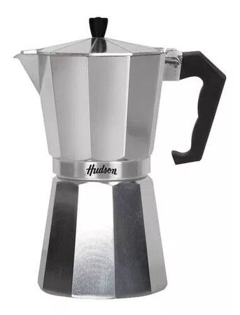 CAFETERA ALUMINIO PULIDO TIPO ITALIANA 9 TAZAS M003