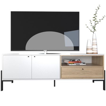 Rack Tv Metalwood 1.50 Mts Tables Cod: 4251 Everest-Olmo Finlandes