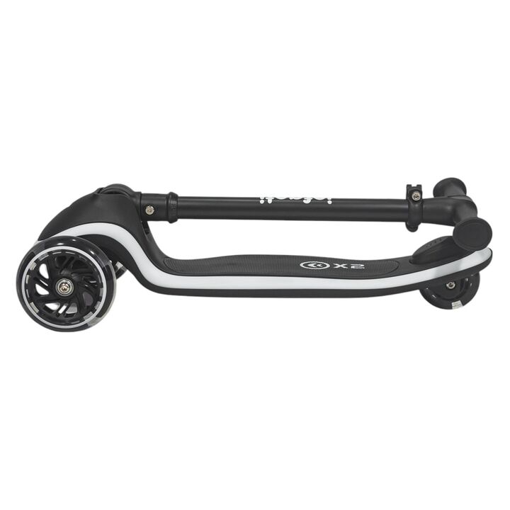 Monopatín plegable con luces LED Infanti negro - Vista 10
