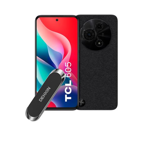 Celular Tcl 605 8+256 Nfc Black + Car Holder Para Celular