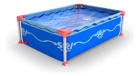 Pileta estructural 100 Fun Color Azul Sol de Verano