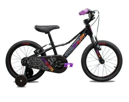 Bicicleta Infantil Rodado 16'' Slp 5 Pro Niño 2026 C/ Ruedas Negro