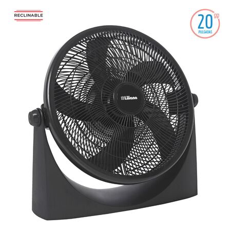 Ventilador De Pared Y De Piso Liliana Vtfp Negro Con  Palas De  Plastico   De Diametro v