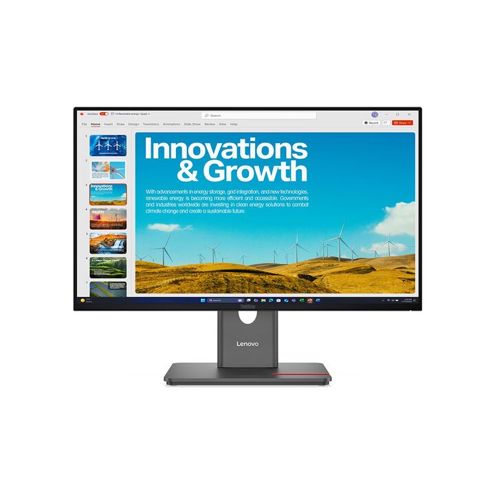 Monitor 24 Lenovo P24QD40 Con Docking Negro - Vista 1