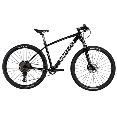 Bicicleta MTB Venzo Vulcan EX Monoplato 12V R29 Negro Disco Hidr. Talle S