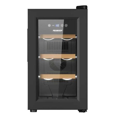 Cava de Vinos Peabody 8 Botellas Termoeléctrica Negra PE-CVT08N