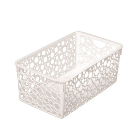 Canasto Organizador Contenedor Cesto Caja Plastico 28X13X8.5