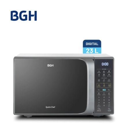 Microondas Bgh B223Ds20I Digital Eco Silver Pnh049510 23Lt