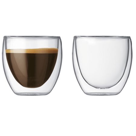 Vasos Doble Vidrio Café X 2