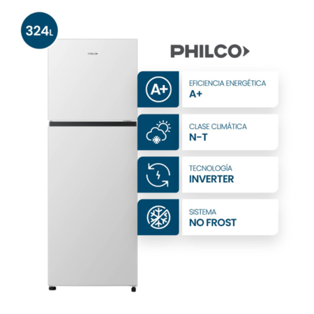 Heladera Philco Phnt324Bdi Inverter No Frost 324Lt