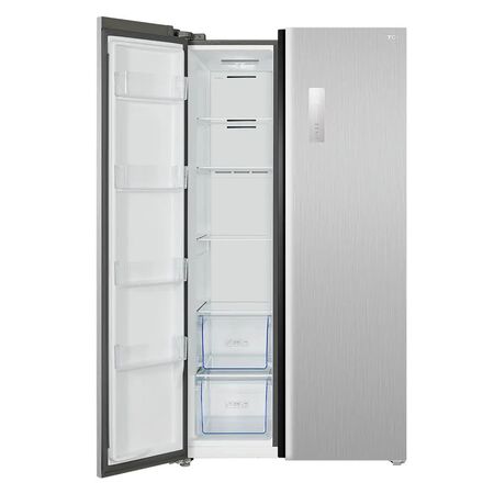 Heladera Side by Side TCL 613L No Frost Inoxidable Inverter P650SBN