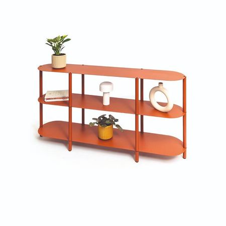 Estanteria metal 3 pisos DS Home 76 x 130 x 31 cm Terracota