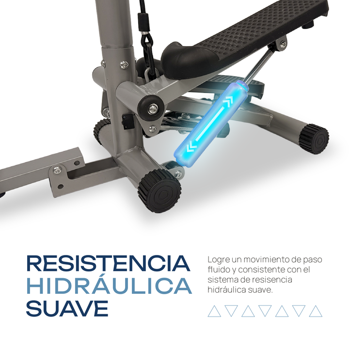 Escalador Gym Melfit Ex100 Con Manillar Disco Pesas Ex100 - Vista 3