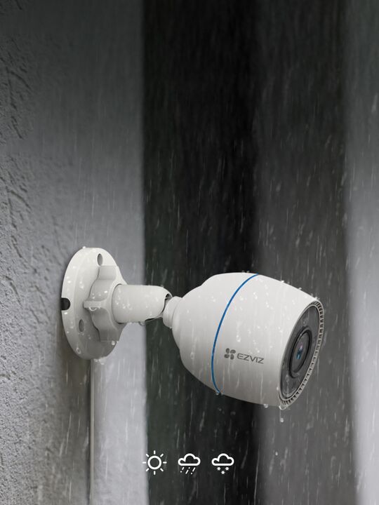 Camara EZVIZ H3c WiFi Exterior 1080p, IA, Audio, IP67 - Vista 3