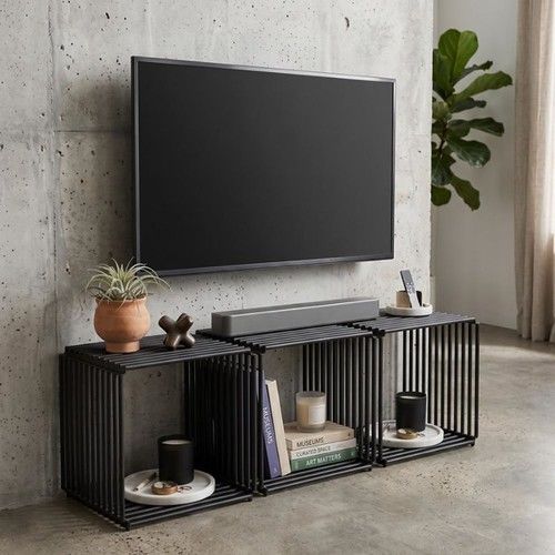 Cubo Modular Metalico DS Home Decoracion Plata - Vista 3