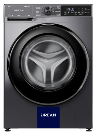 LAVARROPAS AUTOMATIC DREAN 9KG 1400RPM FRONTAL GRIS INVERTER