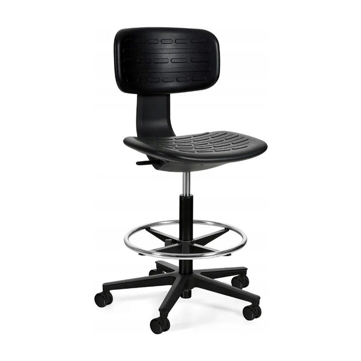 Silla Cajera Regulable Neumat Sin Apoya Brazos Negra - Vista 2