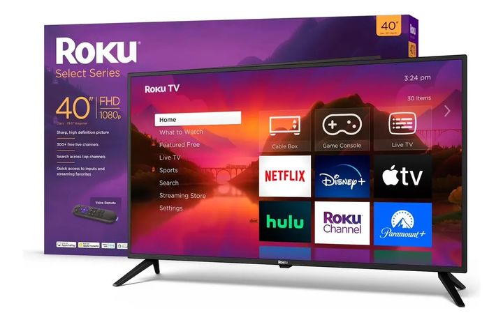 TELEVISOR NOBLEX 40" SMART FHD ROKU TV - Vista 1