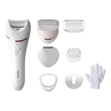 Depiladora Philips Bre720/00 Serie 8000 8 Accesorios Blanco