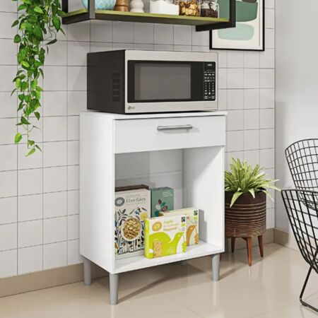 Mueble Para Microondas cm PCajon Correderas Metal