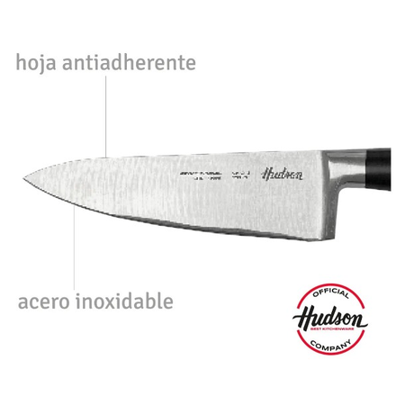 Cuchillo Cheff Acero Inoxidable Hudson Professional