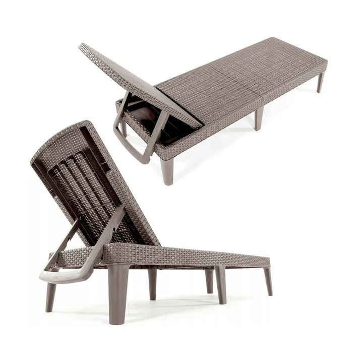 Reposera Camastro Keter Rattan Jaipur Cappuccino - Vista 2
