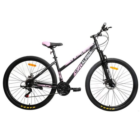 Bicicleta MTB Alpina 2.0 Dama R29 21V Shimano Talle M Neg/Ro