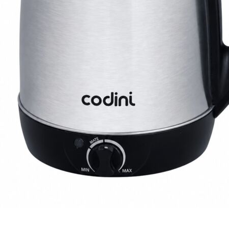 Pava Eléctrica Control de temperatura Acero Inoxidable 1.8 Lts Codini - PNAH1815TAN