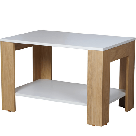 Mesa Centro Ricchezze Calabria Hickory/Blanco