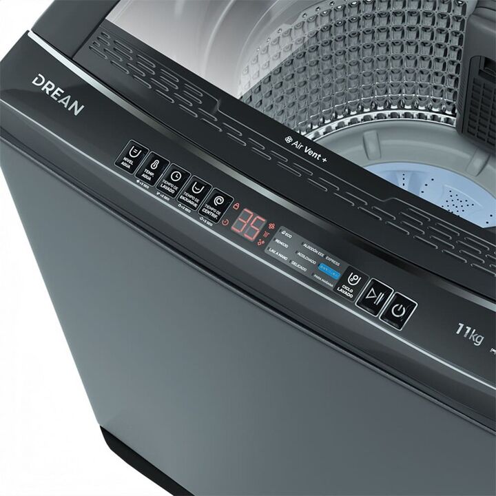 Lavarropas Drean LPDR1165LG 11 Kg Gris - Vista 5