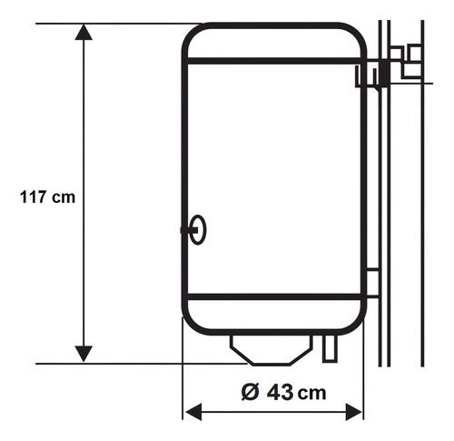 ECOTERMO TERMOTANQUE EUROPEA ELECT. 106 C/SUP - Vista 2