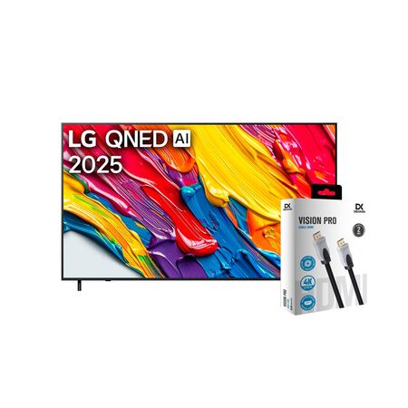 Combo Smart TV LG QNED 4K UHD 75" + Cable HDMI Dekkin Vision Pro 2m 4K