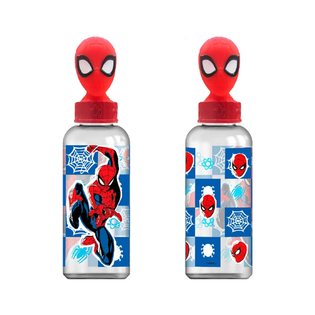 Botella Infantil Con Figura 3d Spiderman 560ml 1020