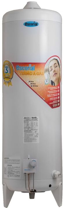 Termotanque Multigas Escorial Carga Superior 120L - Vista 1