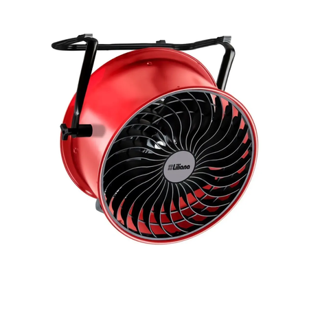 ventilador industrial liliana turbo 16 muy potente 200 watts rojo