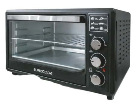 Horno Eléctrico Eurocook DN50E-M 70Lts 2000Watts Negro