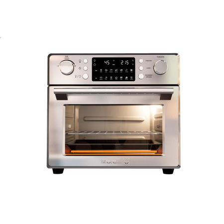 Horno Freidora De Aire Air Fryer 25 L Eléctrico Bari Morelli Acero Inox